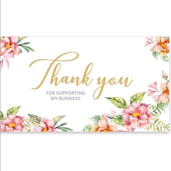 NEW Complete Poshmark Packages "Thank you!" Gift Wrap Shipping Supplies Set 6pcs - Picture 5 of 13
